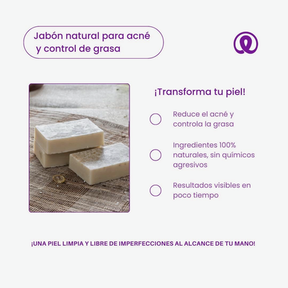 Jabón Medicado Healen para Acné y Control de Grasa